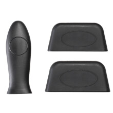 6Pcs Silicone Pot Handle Sleeves Black Non-Stick Heat Protector
