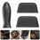 6Pcs Silicone Pot Handle Sleeves Black Non-Stick Heat Protector 8