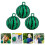 6St Opblaasbare Kinderbal Watermeloen Groen Speelbal 11