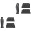 6Pcs Silicone Pot Handle Sleeves Black Non-Stick Heat Protector 3