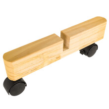 6St Dikke Divider Stand Voeten Beige Hout Kunststof Voor Thuis
