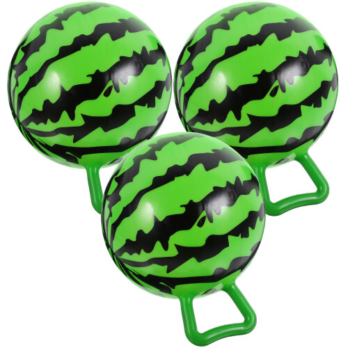 6St Opblaasbare Kinderbal Watermeloen Groen Speelbal 2