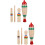 4Sets Guiro Percussie-Instrumenten Voor Beginners Met Stokken 9