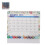 3St Bureaukalender Ijzer, Creatief Staand Met Bloemdesign 3
