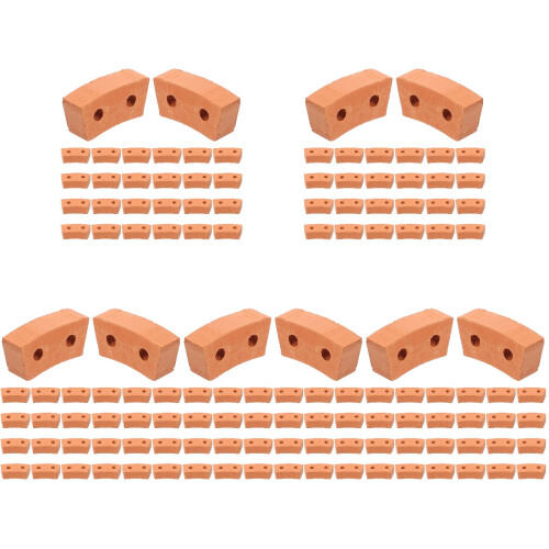150St Khaki Mini Bakstenen Set Voor Landschap En Modelbouw 2