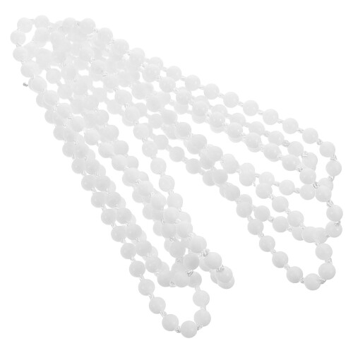 5Pcs Versatile White Beaded Chain Cord for Roller Blind Repairs