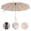 3St Beige Autom. Opvouwbare Winddicht Met Reflecterende Strip 10