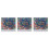 3St Bureaukalender Ijzer, Creatief Staand Met Bloemdesign 9