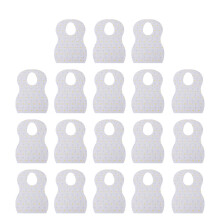 20St Baby Wegwerp Waterdicht Wit Comfortabel Babyvoeding