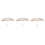 3St Beige Autom. Opvouwbare Winddicht Met Reflecterende Strip 4