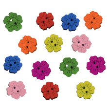 600Stk Holzblumen Knöpfe Zum Von Kleidung Und Taschen