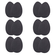 18Paare Schwarze High Heel Sohlenprotektoren Selbstklebend