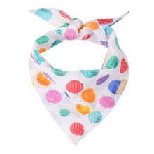 3Stk Tierbandanas Weiß Waschbar Trocknend Haustier Party