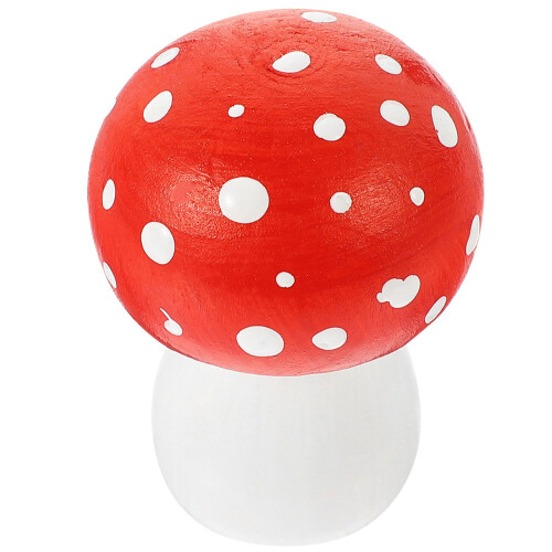 5Stk Ornament Rote Mini Garten Deko Für 1