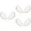 6Stk Bra Inserts Push Up Silikon Transparent Für Bikini 5