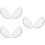 6Stk Bra Inserts Push Up Silikon Transparent Für Bikini 6