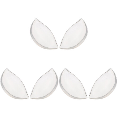 6Stk Bra Inserts Push Up Silikon Transparent Für Bikini 1