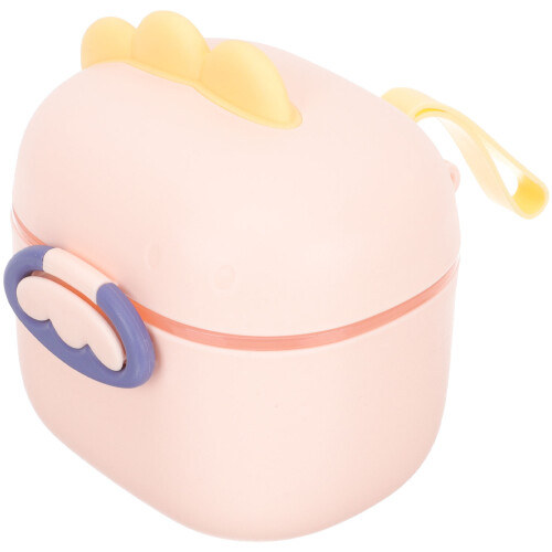 5St Compacte Roze Melkpoedercontainer Met Schep Babyvoeding 1