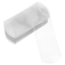 100Stk PVC Präsentationsbox Transparent Candy Kissen