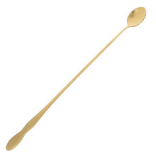 4Stk Teelöffel Langstiel Gold Präzisionsrührlöffel
