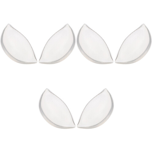 6Stk Bra Inserts Push Up Silikon Transparent Für Bikini 2