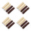 8Paren Mouwbanden Voor Overhemden Elastisch Bruin Unisex Accessoires 5
