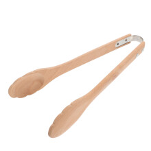 4Stk Holz-Grillzange Universal Für Servieren Und Bbq