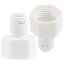 6Stk Wasserfilter Schnellverbinder Aus Pe Weiß Für Wasseraufbereitung