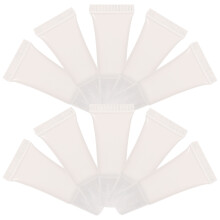 30Stk 8Ml Lippen Gloss Tube Transparent Lipbalm Behälter Beige