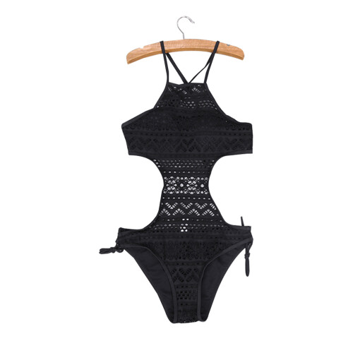 3Stk Push Up Badeanzug Damen Einteiler Spitze Komfortabel