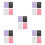 5Stk Pocket Planner Spiral, Kalender Mit & PP, Bunt 8