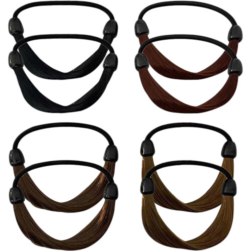 16Stk Ponytail Haargummis Elastisch Bunt Für & Angenehm