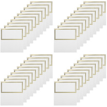 400Stk Goldfarbene Papier Tischkarten Hochzeit & Elegant