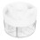 2Stk ABS Make Up Pinselhalter Transparente Aufbewahrung 2