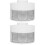 2Stk ABS Make Up Pinselhalter Transparente Aufbewahrung 6