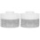 2Stk ABS Make Up Pinselhalter Transparente Aufbewahrung 4