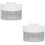 2Stk ABS Make Up Pinselhalter Transparente Aufbewahrung 7