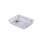 2Stk Transparente Kunststofftabletts Silber Gesund & 1