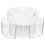 2Stk ABS Make Up Pinselhalter Transparente Aufbewahrung 3