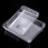 2Stk Transparente Kunststofftabletts Silber Gesund & 8