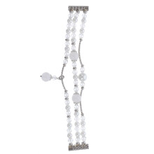 2Stk Achat Perlen Uhrenband Weiß Strap Langlebig