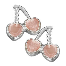4Paare Ohrschmuck Damen Metall Pink Schlicht Leicht
