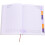 4Stk Multifunktionaler Schülerplaner Sky-Blue PU Material Notizbuch 2