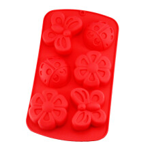 3Stk Rote Silikon Candy Moulds Für Und Süßigkeiten