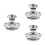 6Pcs Alloy Motorcycle Crankcase Cap Bolt Kit Silver Engine Accessories 8
