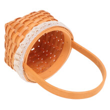 3Stk Holzblumen Körbe Handgewebt Für Wohnzimmer Und Hochzeit