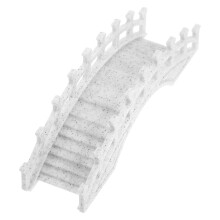 3Stk Detaillierte Mini Gartenbrücke Im Chinesischen Grau