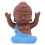 2Stk Keramik Buddha Mönch Auto Tempel Schmuck 1