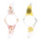 4Stk Transparente Buchseitenhalter Lesering Lesefingerhalter 1