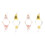 4Stk Transparente Buchseitenhalter Lesering Lesefingerhalter 2